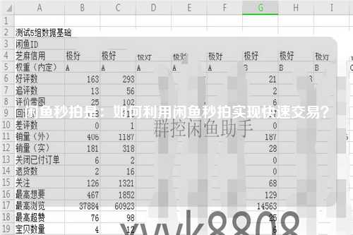 闲鱼秒拍是：如何利用闲鱼秒拍实现快速交易？