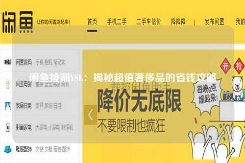 闲鱼捡漏YSL：揭秘超值奢侈品的省钱攻略